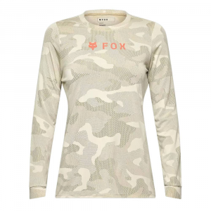 Fox Apparel | W Ranger Tru Dri Ls Jersey Women's | Size Large In Dirt | Polyester