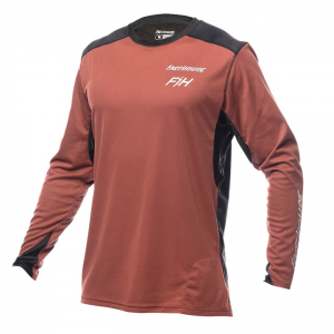 Fasthouse | Alloy Rally Ls Jersey Men's | Size Xx Large In Clay/black | Spandex/polyester