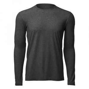 7Mesh | Elevate T-Shirt Ls Men's | Size Medium In Black | Polyester