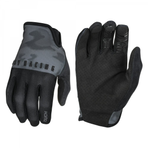 Fly Racing | Media Youth Gloves Men's | Size Large In Dark Khaki/black | Spandex