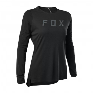 Fox Apparel | W Flexair Pro Ls Jersey Women's | Size Extra Small In Black