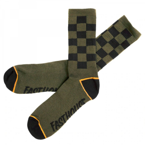 Fasthouse | Glory Sock Men's | Size Small/medium In Heather Olive | Polyester/elastane/polyamide