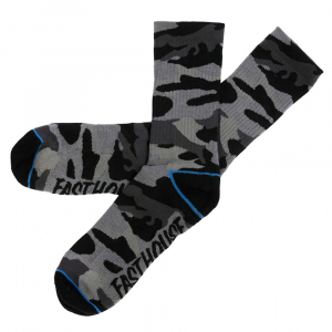 Fasthouse | Delta Sock Men's | Size Large/extra Large In Camo | Polyester/elastane/polyamide
