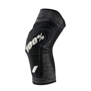 100% | Ridecamp Knee Guards Men's | Size Small In Heather Grey/black | Nylon