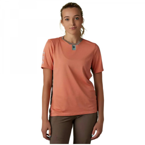 Fox Apparel | W Defend Ss Jersey Women's | Size Small In Salmon | Polyester