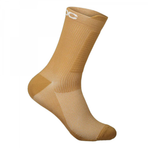 Poc | Lithe Mtb Sock Mid Men's | Size Large In Aragonite Brown