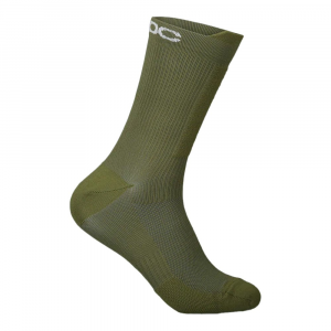 Poc | Lithe Mtb Sock Mid Men's | Size Large In Aragonite Brown