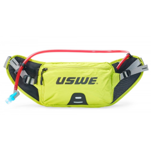 Uswe | Zulo 2 Plus Hydration Hip Pack | Crazy Yellow | 2 Liter