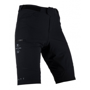 Leatt | Shorts Mtb Trail 2.0 Men's | Size Extra Large In Black | Polyester