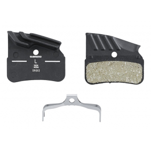 Shimano | N03A-Rf Disc Brake Pad And Spring Resin Compound, Finned Alloy Back Plate, One Pair