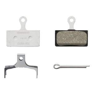 Shimano | G05A-Rx Disc Brake Pad And Spring Resin Compound, Alloy Back Plate, One Pair