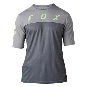 Fox Apparel | Defend Ss Jersey Cekt Men's | Size Small In Black/grey | Polyester