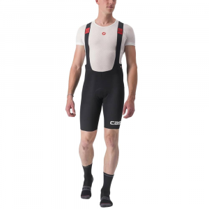 Castelli | Premio Black Bibshort Ltd Edition Men's | Size Large In White
