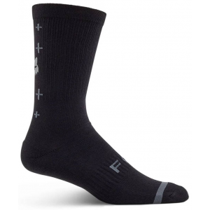 Fox Apparel | 8" Defend Sock Lunar Men's | Size Large/extra Large In Black