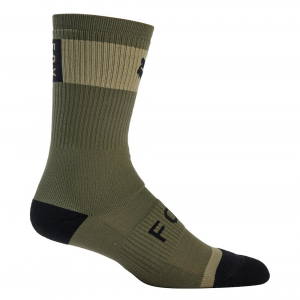 Fox Apparel | 8" Defend Winter Sock Men's | Size Small/medium In Olive Green | Elastane/nylon/polyester