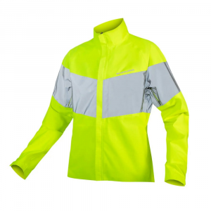Endura | Urban Luminite En1150 Waterproof Jacket Men's | Size Xxx Large In Hiviz Yellow | 100% Polyester
