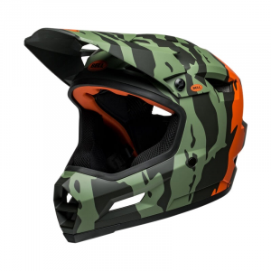 Bell | Sanction 2 Dlx Mips Helmet Men's | Size Medium In Dark Green/orange