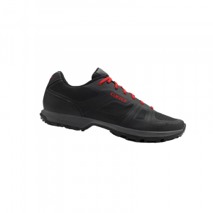 Giro | Gauge Shoes Men's | Size 42 In Black/bright Red | Rubber