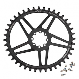 Wolf Tooth Components | Oval Direct Mount Chainring For Sram 8-Bolt 38T | Aluminum
