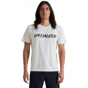 Specialized | Wordmark Short Sleeve T-Shirt Men's | Size Medium In White | Polyester/elastane
