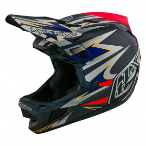 Troy Lee Designs | D4 Carbon Inferno Helmet Men's | Size Small In Gray