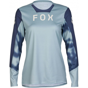 Fox Apparel | Women's Defend Long Sleeve Taunt Jersey | Size Large In Gun Metal | Polyester