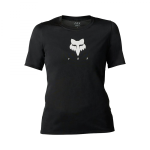 Fox Apparel | Ranger Women's Trudri Short Sleeve Jersey | Size Large In Black | 100% Polyester