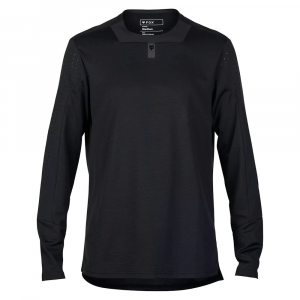 Fox Apparel | Defend Long Sleeve Jersey Men's | Size Small In Black | Polyester