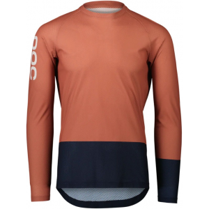 Poc | Mtb Pure Ls Jersey Men's | Size Extra Large In Himalayan Salt/turmaline Navy | Polyester