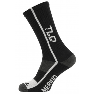 Troy Lee Designs | Chill Merino Wool Socks Men's | Size Large/extra Large In Black