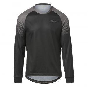 Giro | Men's Roust Ls Jersey | Size Xx Large In Black/grey | Polyester