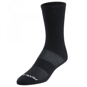 Pearl Izumi | Merino Air 7" Sock Men's | Size Small In Black | Nylon