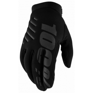 100% | Brisker Youth Gloves Men's | Size Extra Large In Black