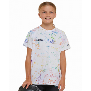 Dharco | Youth Short Sleeve Jersey Men's | Size Large In Paint Splat | Polyester