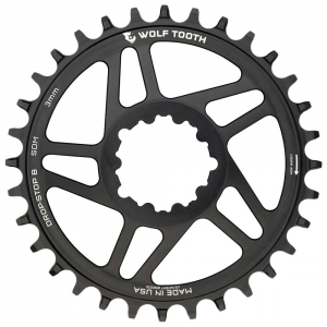 Wolf Tooth Components | Direct Mount Chainring For Sram Cranks 32T Drop-Stop B, 3Mm Offset | Aluminum