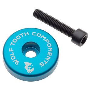 Wolf Tooth Components | Blue Ultralight Stem Cap Blue