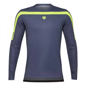 Fox Apparel | Flexair Aviation Long Sleeve Jersey Men's | Size Large In Graphite