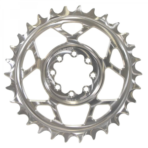 5Dev | 8-Bolt T-Type Aluminum Chainring | Black | 32T, 8-Bolt , 3Mm Offset