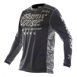 Fasthouse | 805 Grindhouse Rufio Jersey Men's | Size Extra Large In Black | 100% Polyester