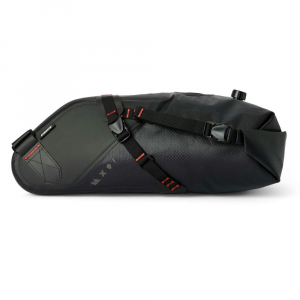 Uswe | Roll-Top Saddle Bag Black