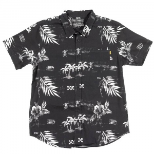 Fasthouse | Alani Short Sleeve Button Up Shirt Men's | Size Small In Black | Spandex
