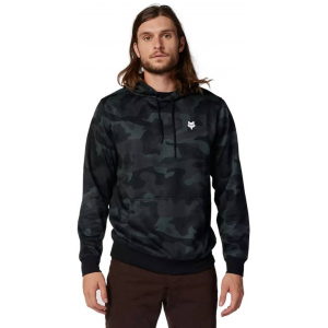 Fox Apparel | Camo Fleece Po Men's | Size Medium In Black Camo