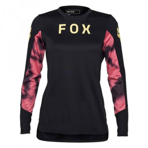 Fox Apparel | W Defend Ls Jersey Taunt Women's | Size Small In Black | Polyester