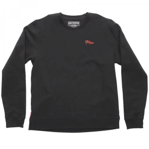 Fasthouse | Flag Crew Neck Pullover Men's | Size Small In Black | Polyester