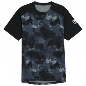 Outdoor Research | Freewheel Mtb Short Sleeve Jersey Men's | Size Extra Large In Black Cloud Scape/black | Spandex/polyester