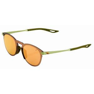 100% | Legere Round Sunglasses Men's In Matte Metallic Viperidae