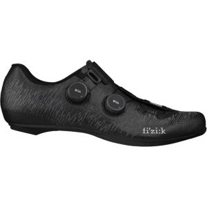 Fi'zi:k | Vento Infinito Knit Carbon 2 Wide Shoes Men's | Size 44 In Black/black