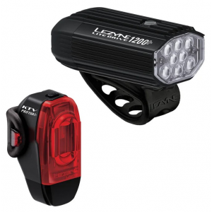 Lezyne | Lite Drive 1200+ Ktv Drive Pro+ Led Bike Lights Pair Black / Black