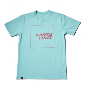 Santa Cruz Bicycles | Squared Up T-Shirt Men's | Size Medium In Miami Vice | 100% Cotton