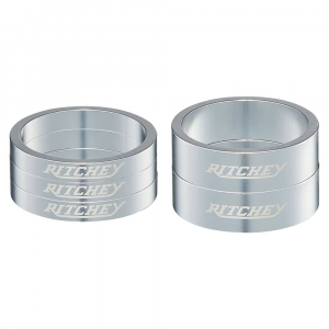 Ritchey | Alloy Headset Spacer Set Silver | Aluminum